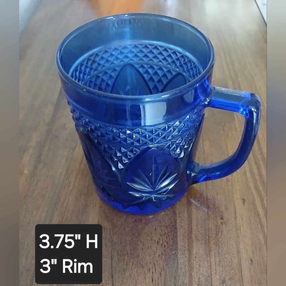 Antique Sapphire Blue Mug